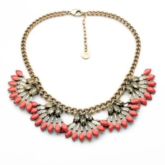 Vintage Stella & Dot ‘Coral Cay’ Statement Necklace - Picture 3 of 5